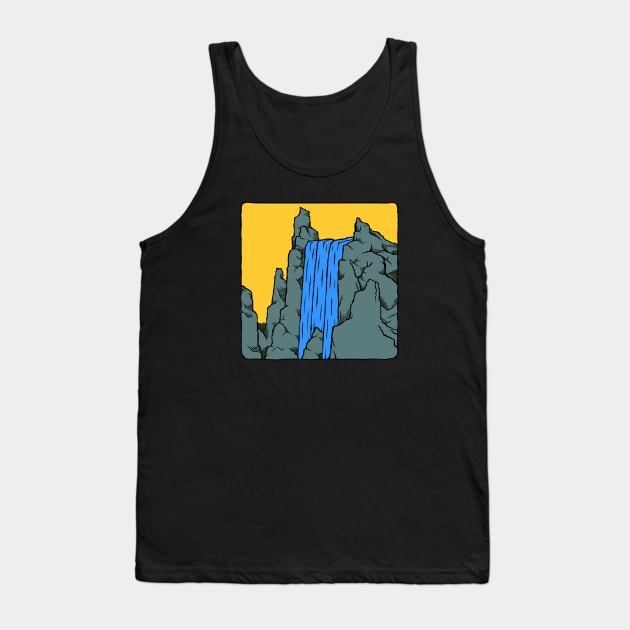 Waterfall Tank Top by DOORS project